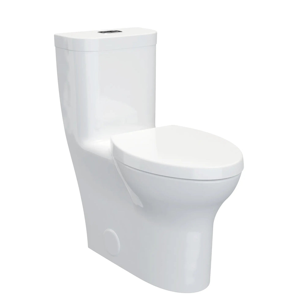 DXV Equility® One-Piece Dual Flush Chair Height Elongated Toilet with Seat – Canvas White
