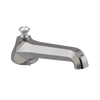 Rubinet Tub Filler Spout Deck Mount Polished Nickel