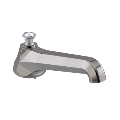 Rubinet Tub Filler Spout Deck Mount Polished Nickel
