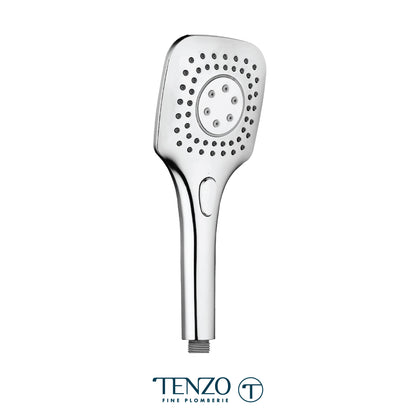Tenzo 3 Functions PVC Hand Shower – Chrome