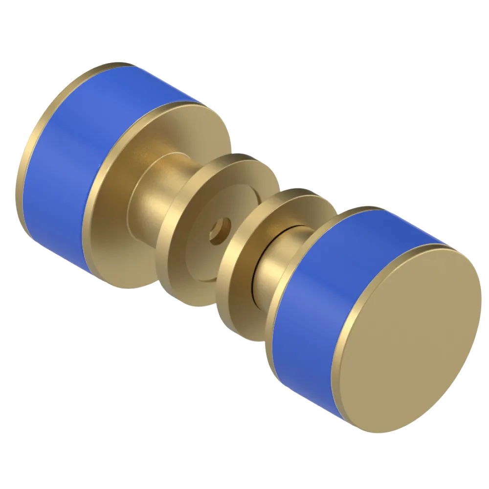 Rubinet Shower Door Knob (set) Satin Brass