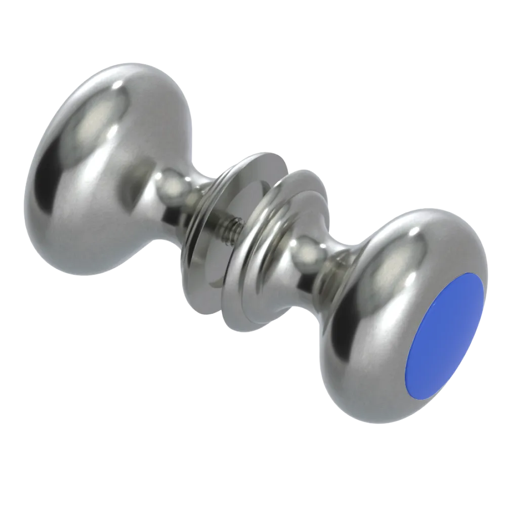 Rubinet Shower Door Knob (set) Satin Nickel
