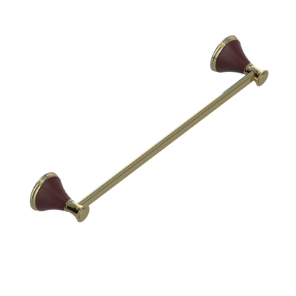 Rubinet Towel Bar 18" Natural Brass