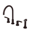 Rubinet Widespread Kitchen Set with Hand Spray Oil Rubbed Bronze