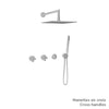 Baril Complete thermostatic shower kit without handle