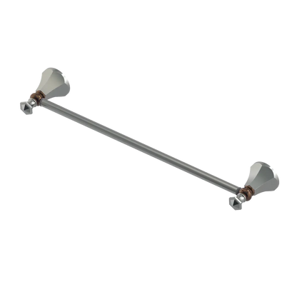 Rubinet Towel Bar 24" Satin Nickel