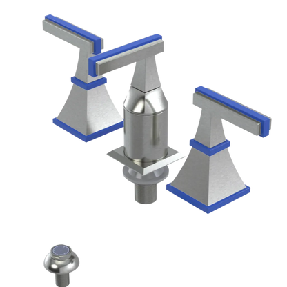 Rubinet Bidet Fitting with Spray, Diverter, and Vacum Breaker (Less Drain) Satin Nickel
