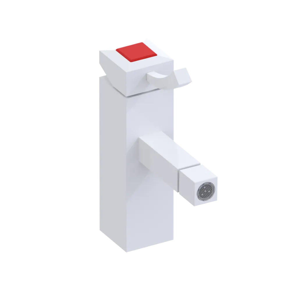 Rubinet Single Control Bidet Fitting (less drain) White