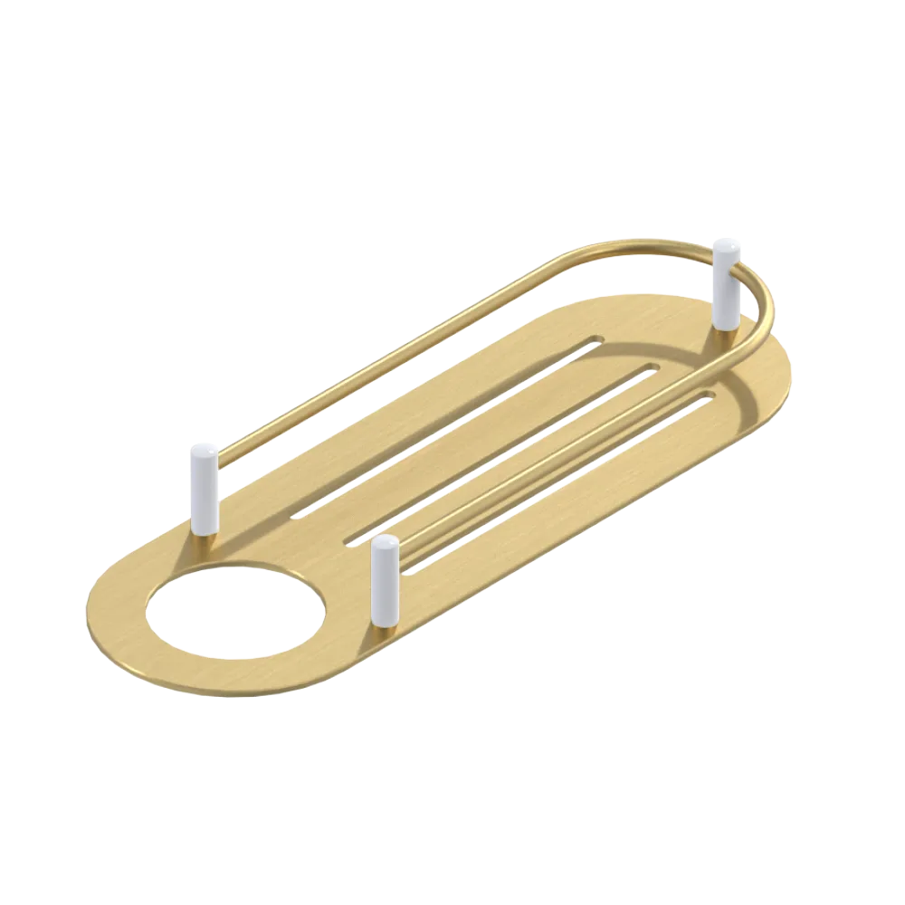 Rubinet Shelf Only Satin Brass