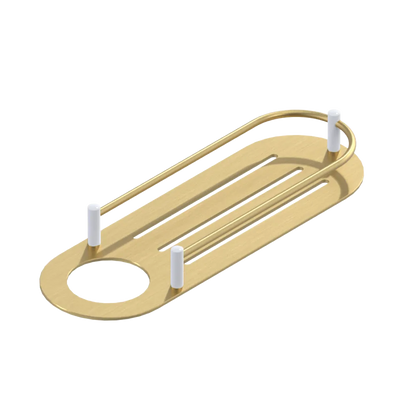 Rubinet Shelf Only Satin Brass