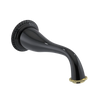 Rubinet Tub Filler Spout Wall Mount Black
