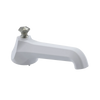 Rubinet Tub Filler Spout Deck Mount Matt White