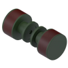 Rubinet Shower Door Knob (set) Green Envy