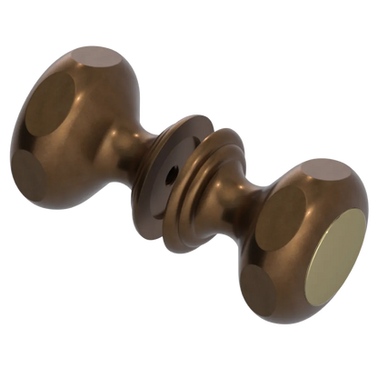 Rubinet Shower Door Knob (set) Tuscan Brass