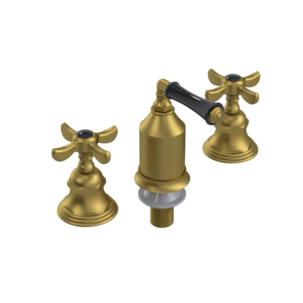 Rubinet Bidet Fitting with Spray, Diverter, and Vacum Breaker (Less Drain) Antique Brass Matt