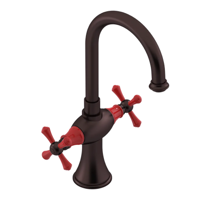Rubinet Single Hole Dual Handle Lav. Set. (less drain) Oil Rubbed Bronze