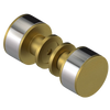 Rubinet Shower Door Knob (set) Antique Brass Matt