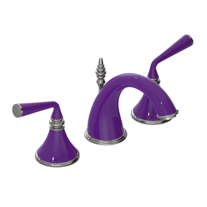 Rubinet Widespread Lav. Set. (less drain) Purple Haze