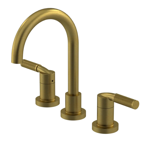Rubinet Widespread Lav. Set. (less drain) Antique Brass Matt