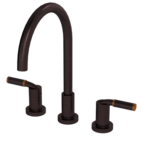 Rubinet Widespread Kitchen Set Oil Rubbed Bronze