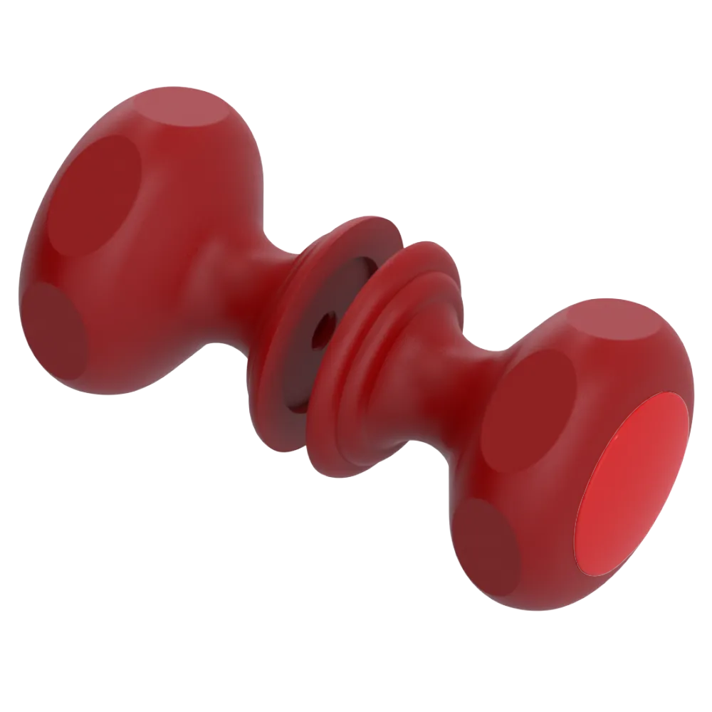 Rubinet Shower Door Knob (set) Maroon