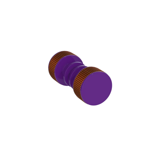 Rubinet Shower Door Knob (set) Purple Haze