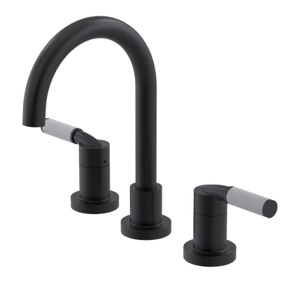 Rubinet Widespread Lav. Set. (less drain) Matt Black