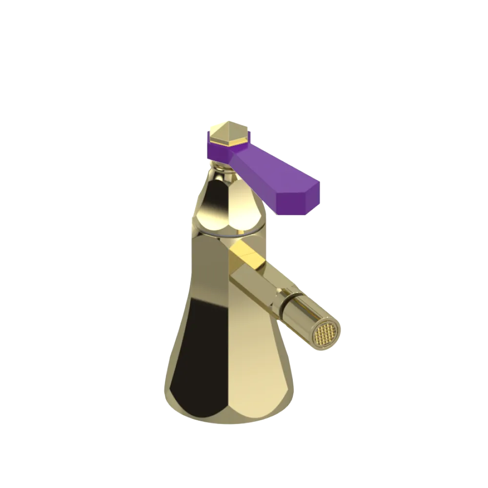 Rubinet Single Control Bidet Fitting (less drain) Gold