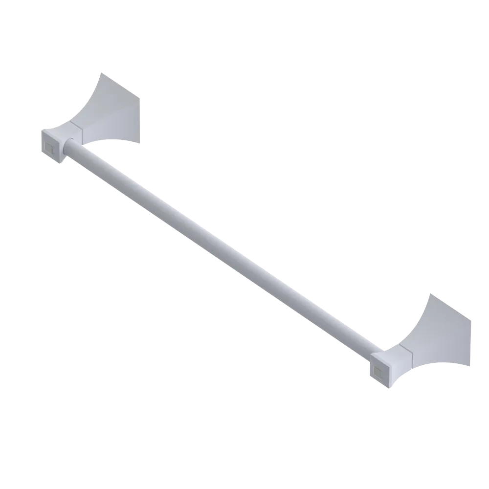 Rubinet Towel Bar 18" Matt White