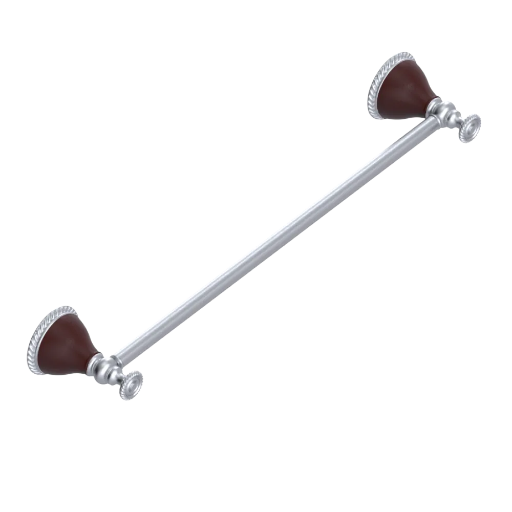 Rubinet Towel Bar 18" Satin Chrome