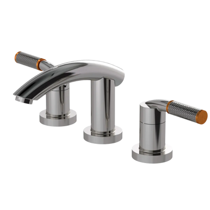 Rubinet Widespread Lav. Set. (less drain) Polished Nickel