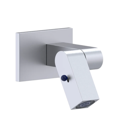 Rubinet Wall Mount Bidet & Foot Rinse with Dual Function Spray Satin Chrome