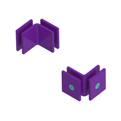 Rubinet 90 Glass to Glass Open Face Purple Haze