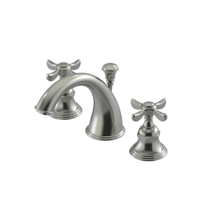 Rubinet Widespread Lav. Set. (less drain) Satin Nickel