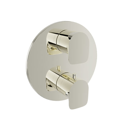 Baril Complete thermostatic pressure balanced shower valve with 1-way diverter