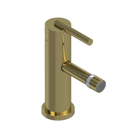 Rubinet Single Control Bidet Fitting (less drain) Natural Brass