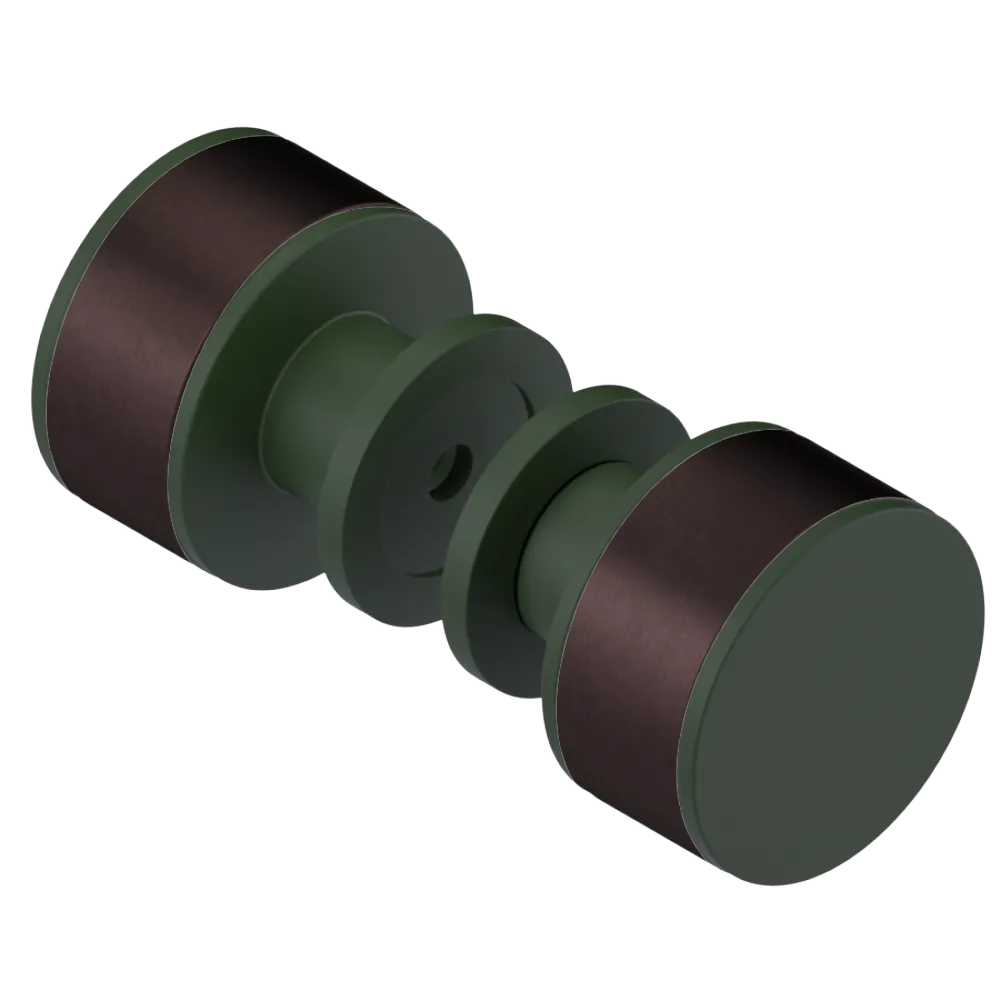 Rubinet Shower Door Knob (set) Green Envy