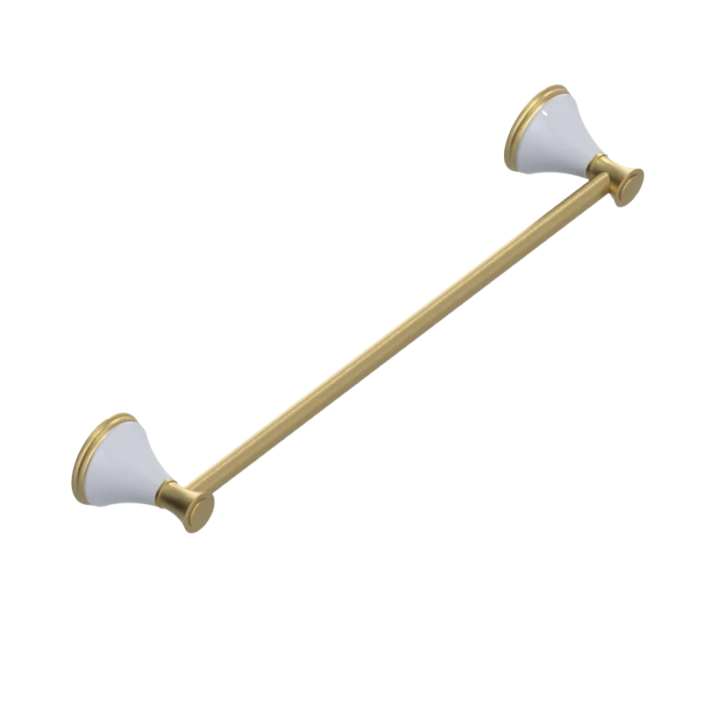 Rubinet Towel Bar 18" Satin Brass