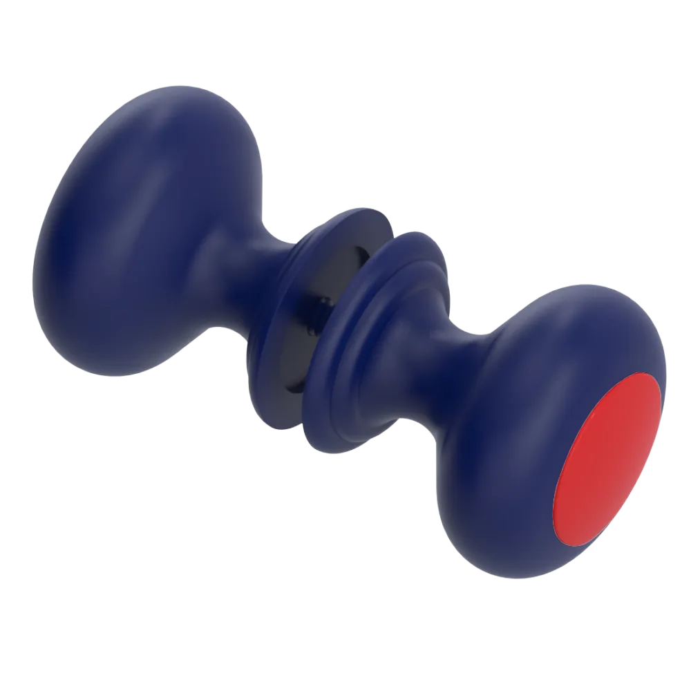 Rubinet Shower Door Knob (set) Midnight Blue