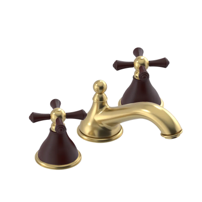 Rubinet Widespread Lav. Set. (less drain) Satin Gold