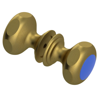 Rubinet Shower Door Knob (set) Antique Brass Matt
