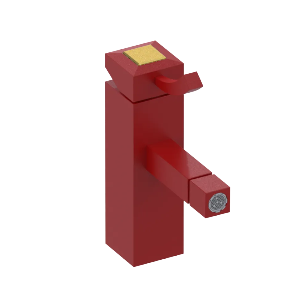 Rubinet Single Control Bidet Fitting (less drain) Maroon