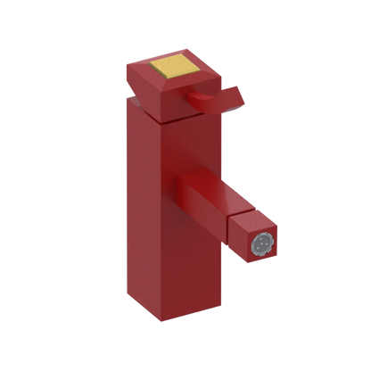 Rubinet Single Control Bidet Fitting (less drain) Maroon