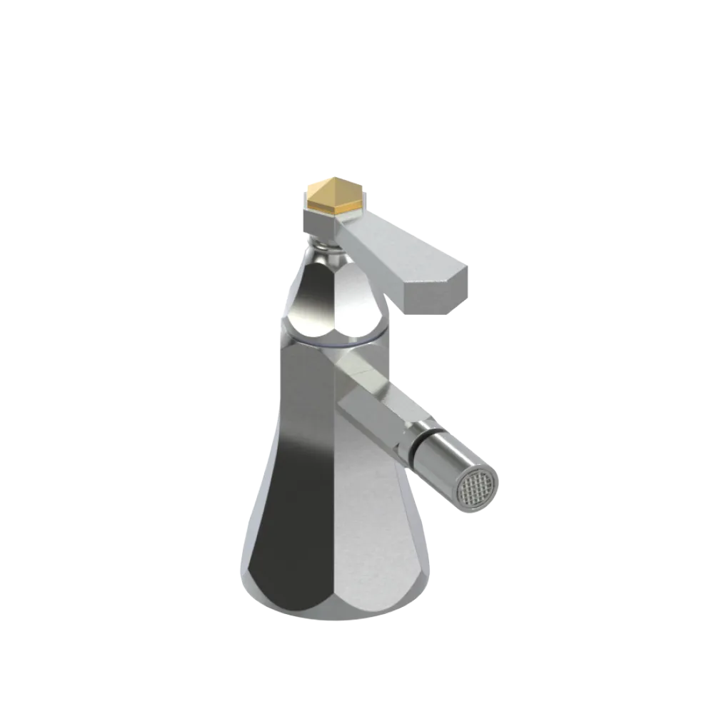 Rubinet Single Control Bidet Fitting (less drain) Satin Nickel