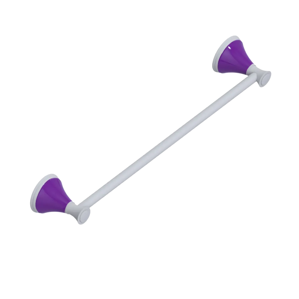 Rubinet Towel Bar 18" Matt White