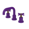 Rubinet Widespread Lav. Set. (less drain) Purple Haze