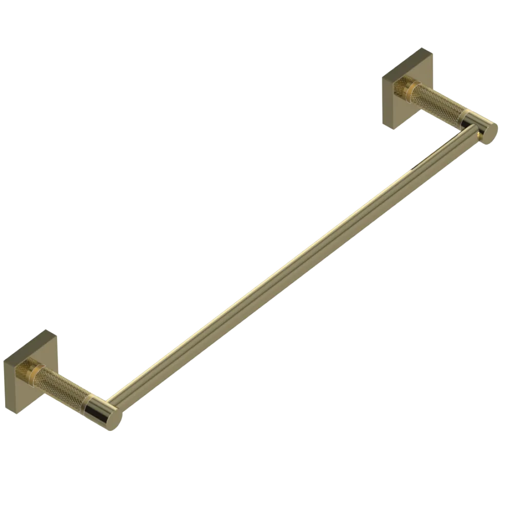 Rubinet 18" TOWEL BAR Natural Brass
