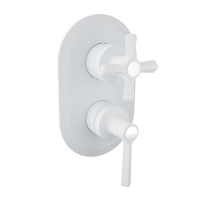 Baril Complete pressure balanced shower control valve with 3-way diverter (shared port)
