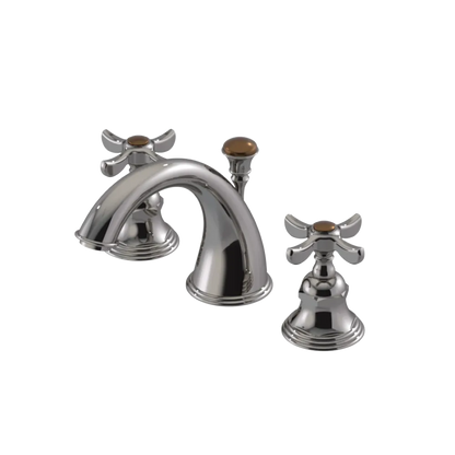 Rubinet Widespread Lav. Set. (less drain) Polished Nickel