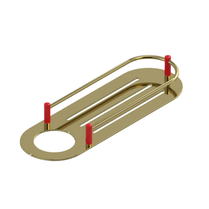 Rubinet Shelf Only Bright Brass